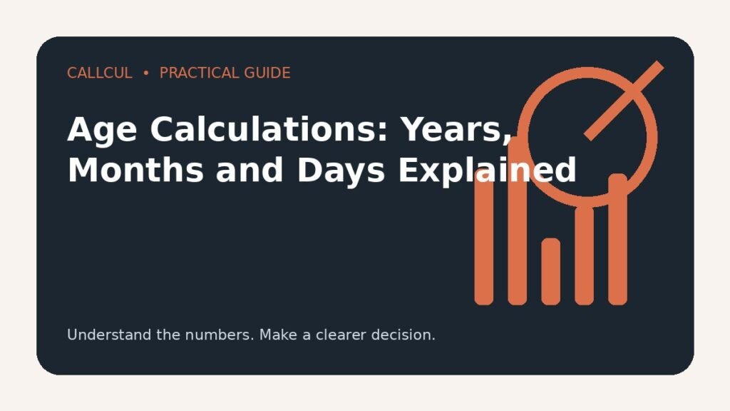 Age Calculations: Years, Months and Days Explained — Callcul guide