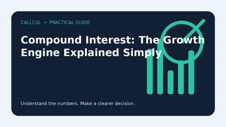 Compound Interest: The Growth Engine Explained Simply — Callcul guide