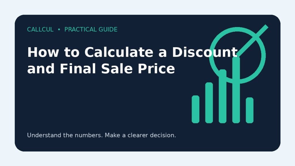 How to Calculate a Discount and Final Sale Price — Callcul guide