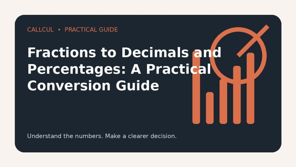 Fractions to Decimals and Percentages: A Practical Conversion Guide — Callcul guide