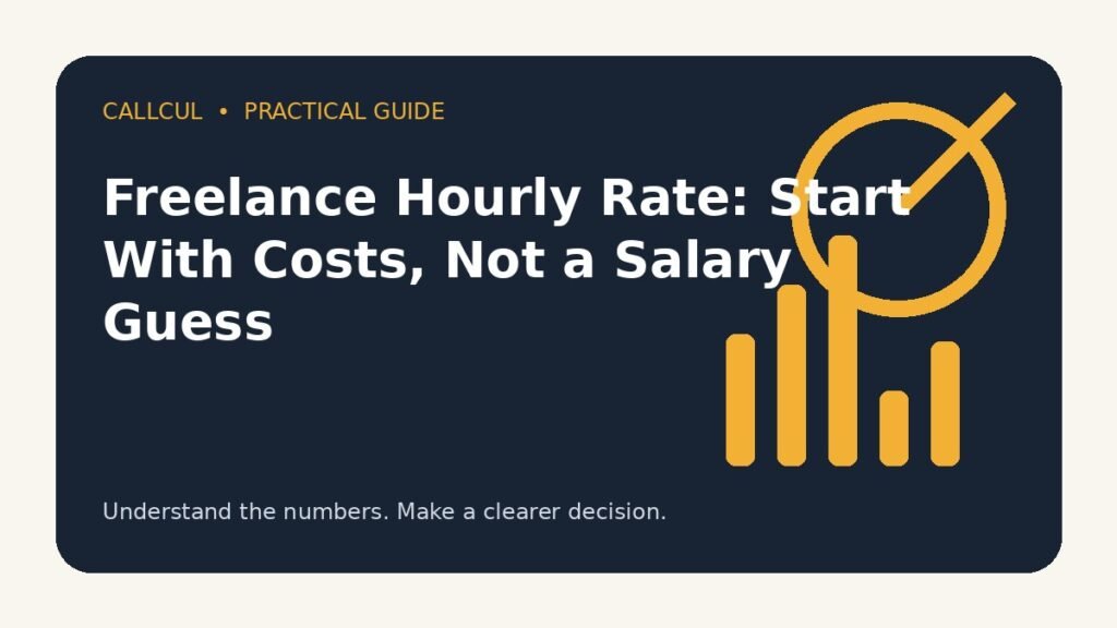 Freelance Hourly Rate: Start With Costs, Not a Salary Guess — Callcul guide