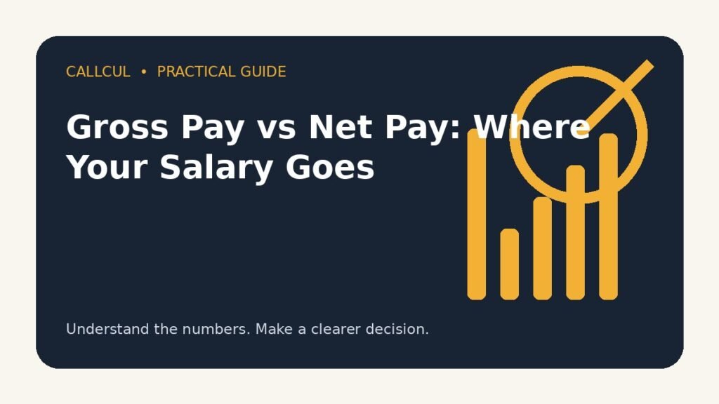 Gross Pay vs Net Pay: Where Your Salary Goes — Callcul guide