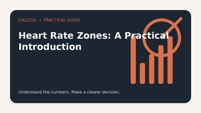 Heart Rate Zones: A Practical Introduction — Callcul guide