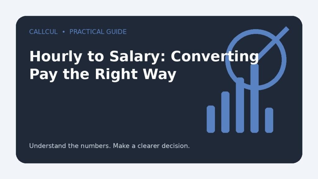 Hourly to Salary: Converting Pay the Right Way — Callcul guide