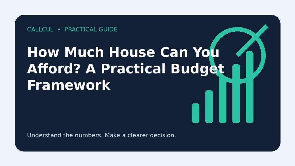 How Much House Can You Afford? A Practical Budget Framework — Callcul guide