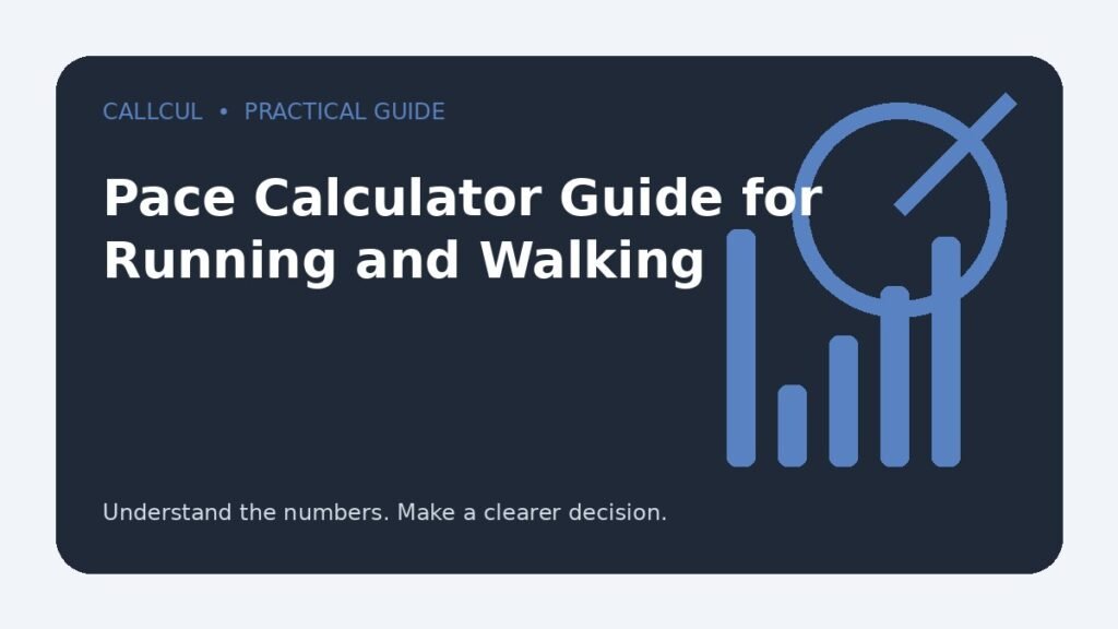 Pace Calculator Guide for Running and Walking — Callcul guide