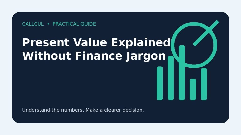 Present Value Explained Without Finance Jargon — Callcul guide