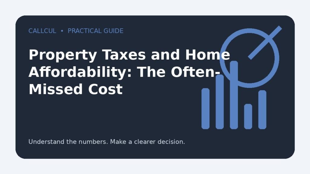 Property Taxes and Home Affordability: The Often-Missed Cost — Callcul guide