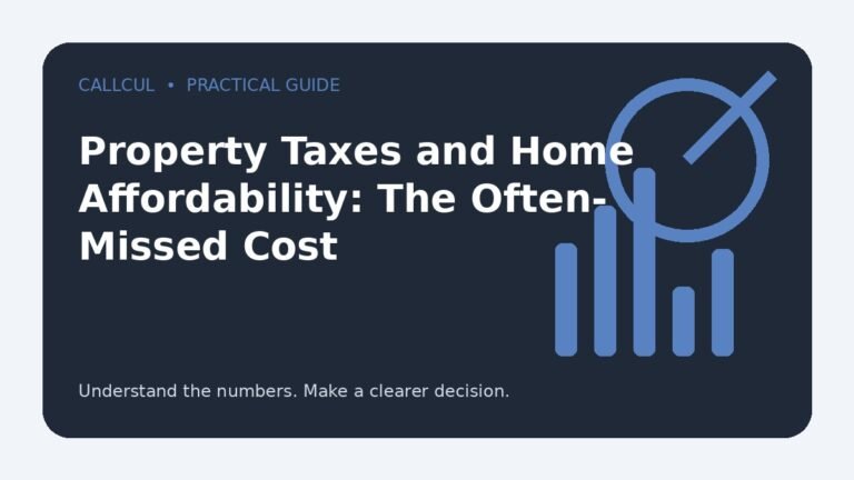 Property Taxes and Home Affordability: The Often-Missed Cost — Callcul guide