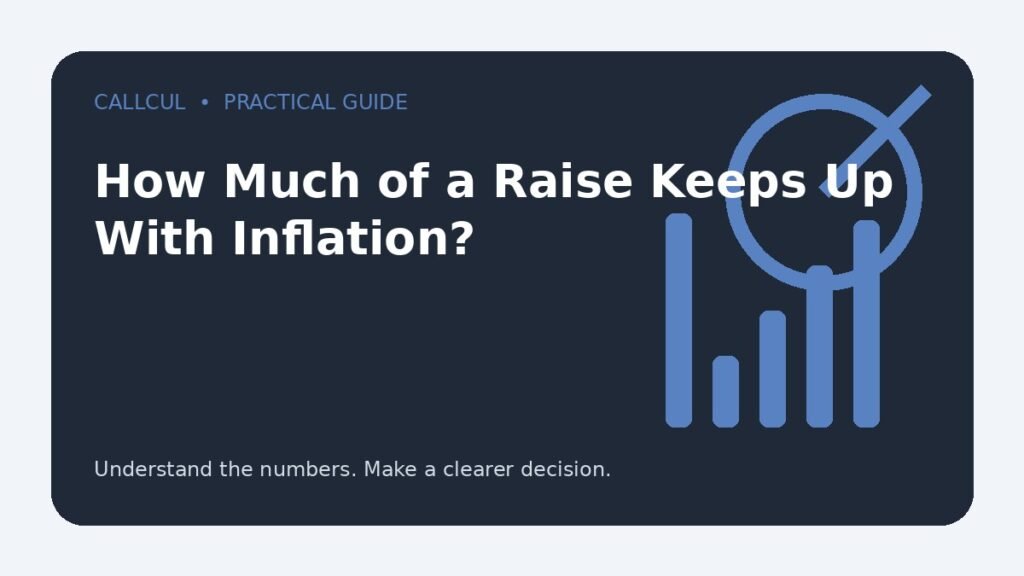 How Much of a Raise Keeps Up With Inflation? — Callcul guide