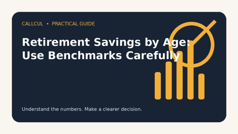 Retirement Savings by Age: Use Benchmarks Carefully — Callcul guide