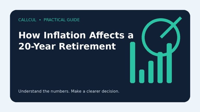 How Inflation Affects a 20-Year Retirement — Callcul guide