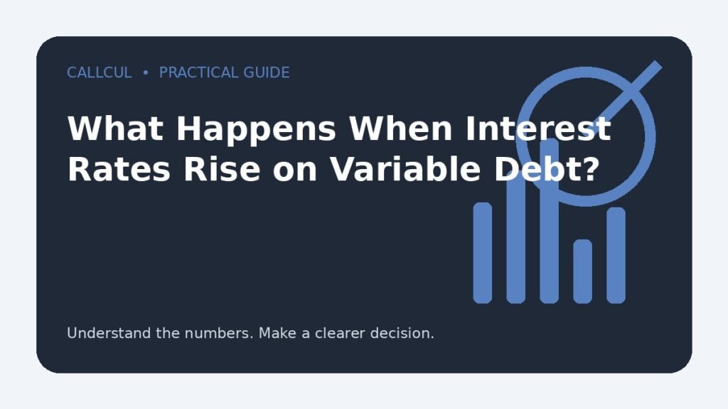 What Happens When Interest Rates Rise on Variable Debt? — Callcul guide